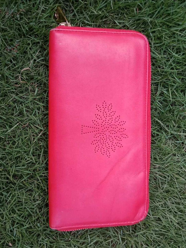 Vibrant Red ladies wallet