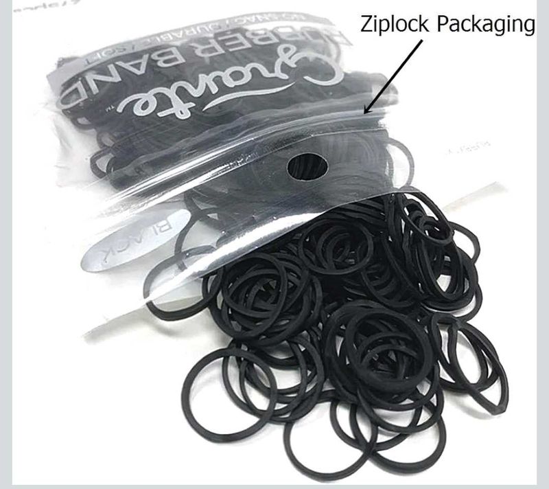 Invisible Elastic Hair Bands (Black)