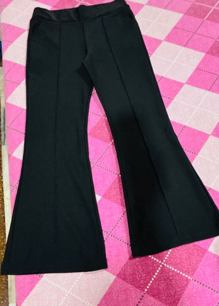 Black Flared Pants