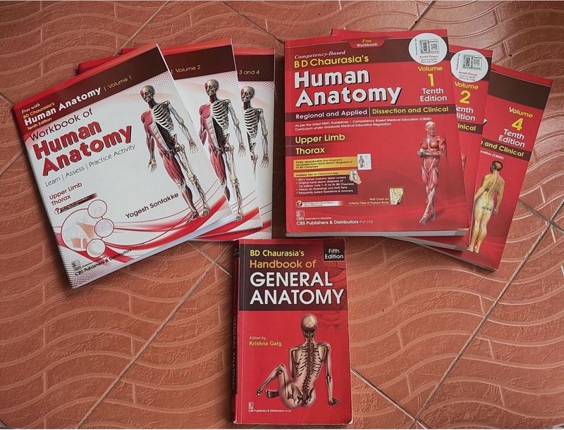 BD Chaurasia’s Human Anatomy Book Bundle