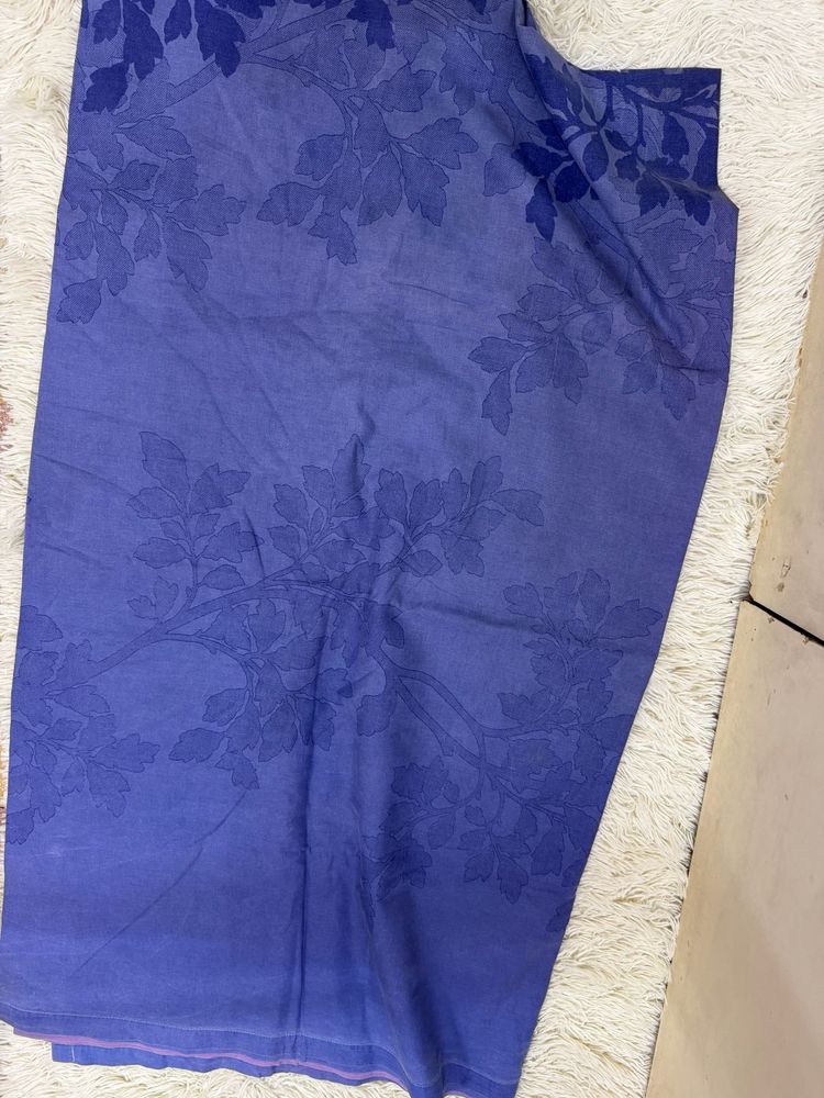 Beautiful Blue Floral Bedsheet