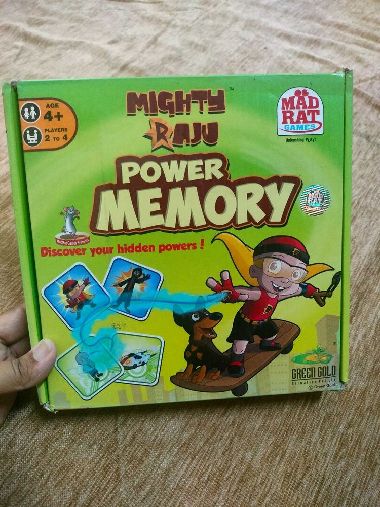 Mighty Raju Power Memory Game