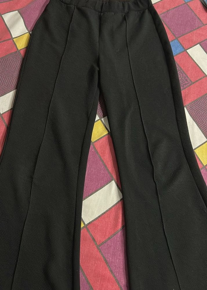Black Flared Pants