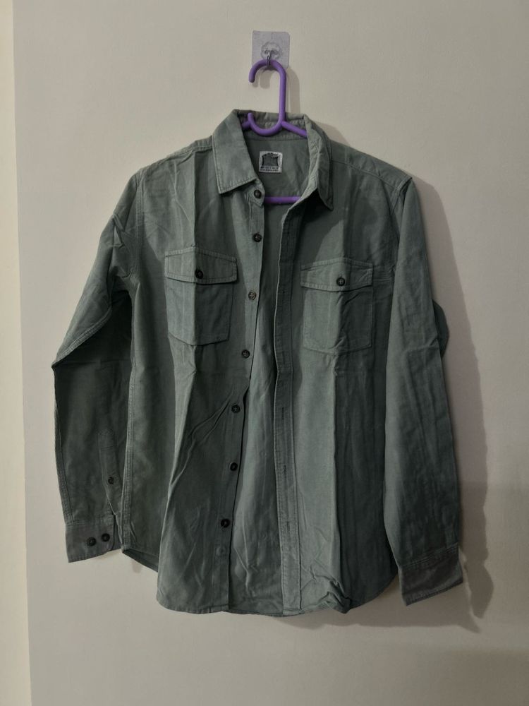 Stylish Oversized Green Shirt
