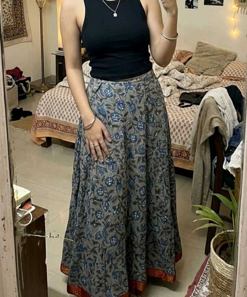 Cotton long Skirt