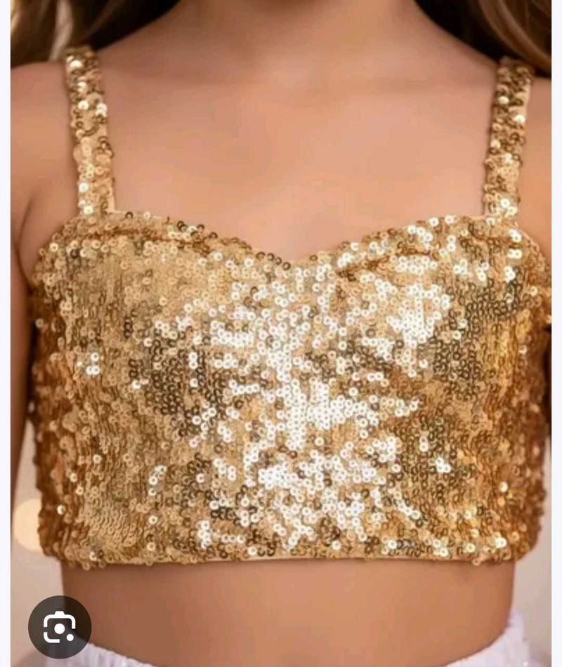 Sparkling Gold Bra
