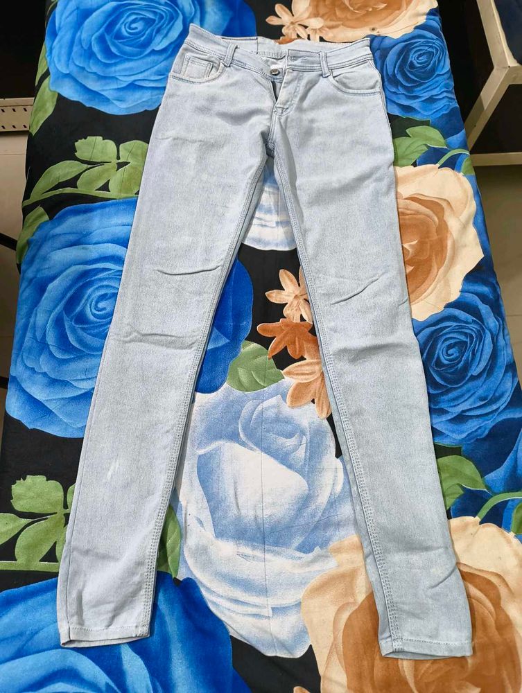 Sky Blue Skinfit Jeans
