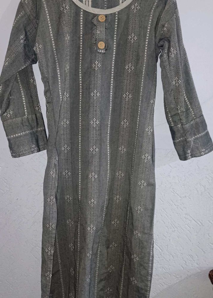 Grey Kurta with Pajama
