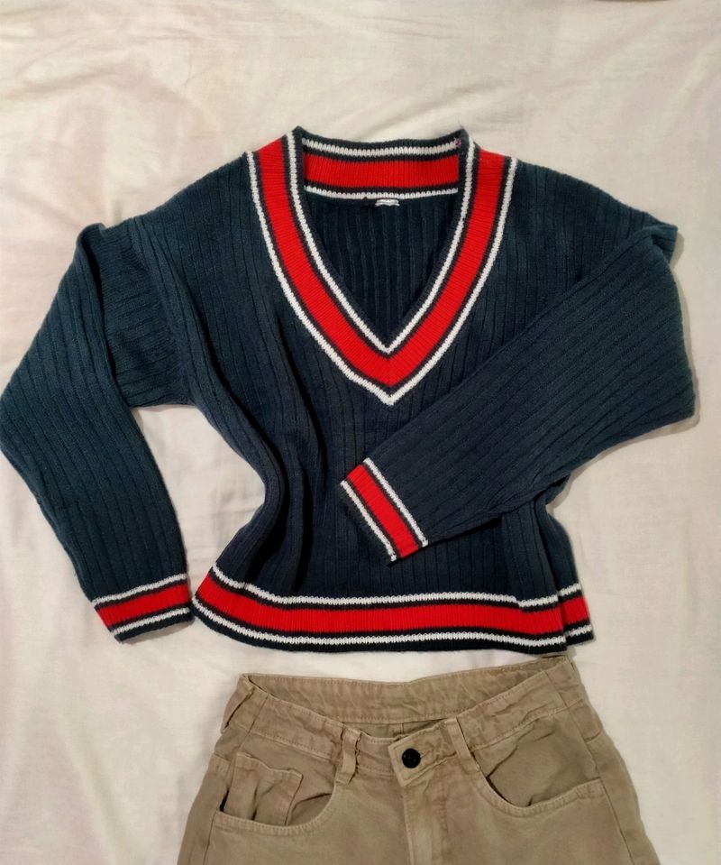 Vintage V-Neck Sweater