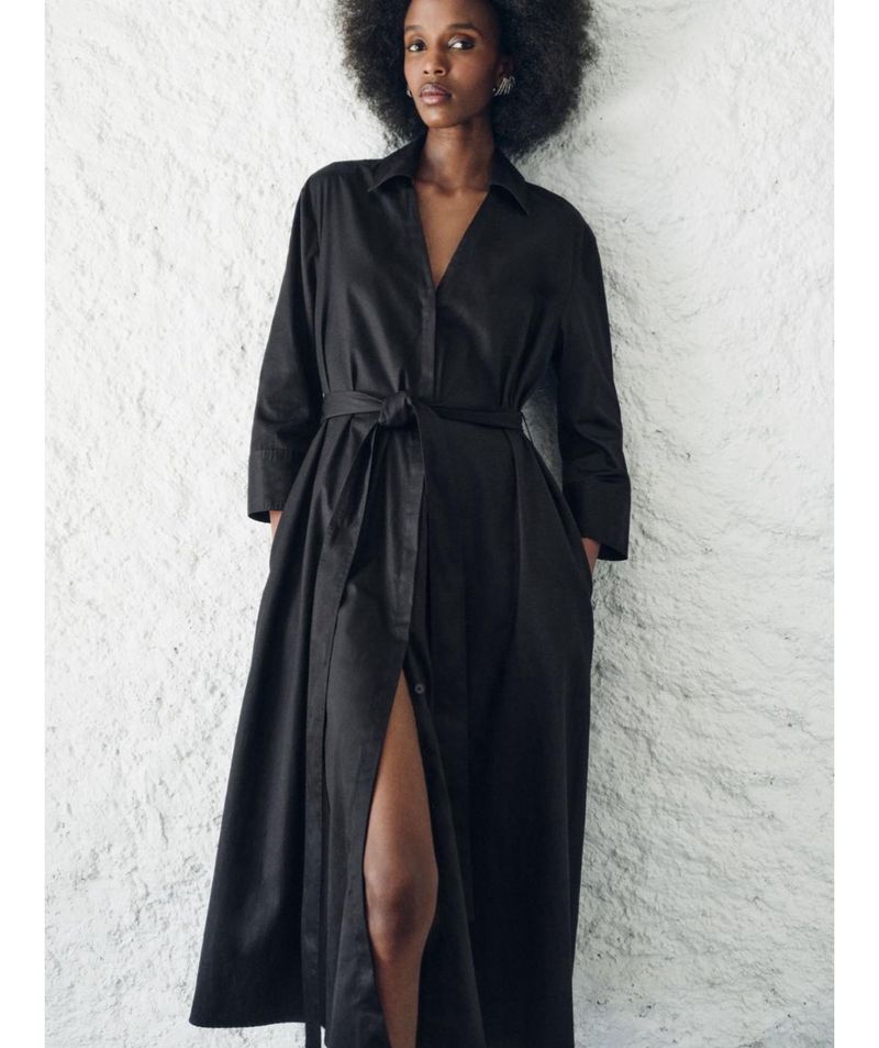 ZW Collection Poplin Shirt Dress