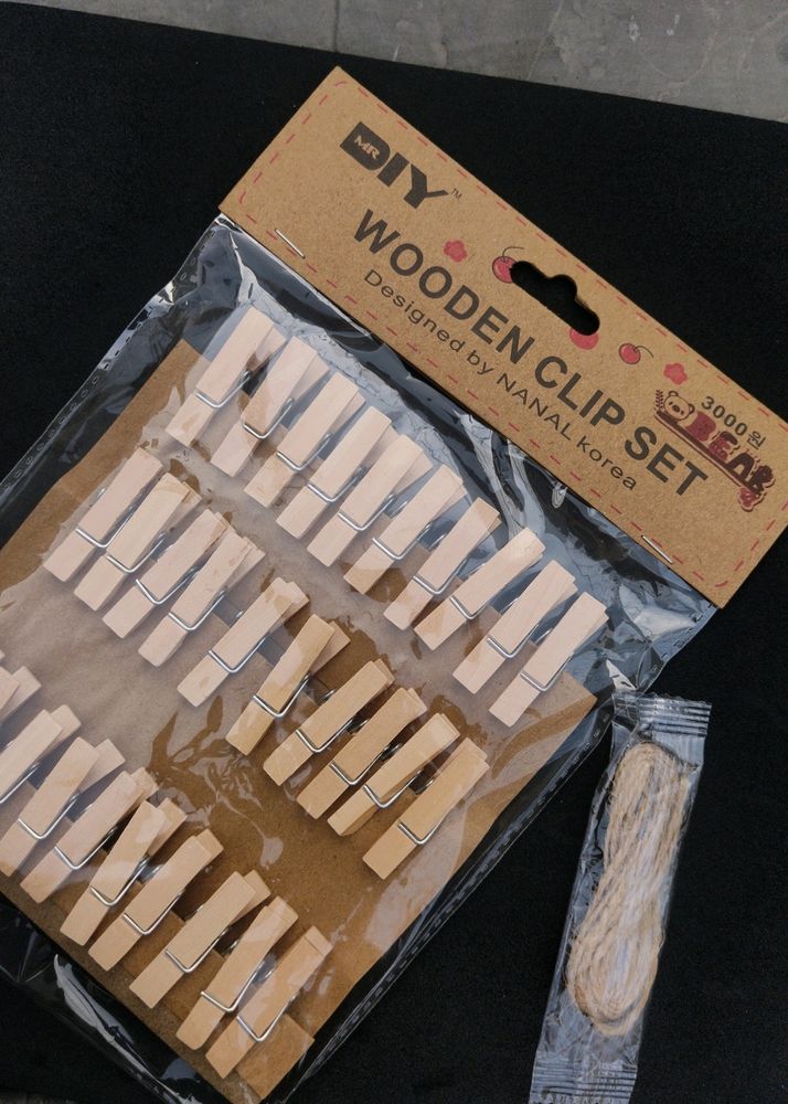 Mr. DIY wooden clips