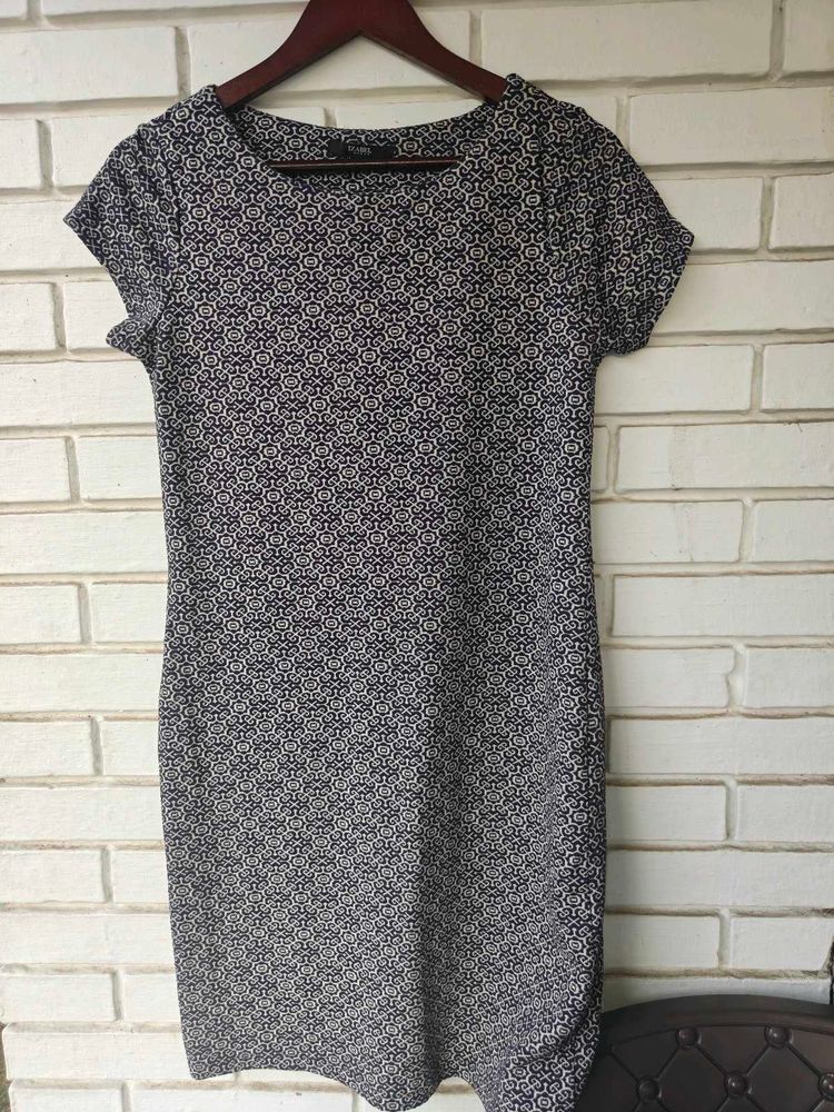 Winter casual Printed Short Sleeve Dress