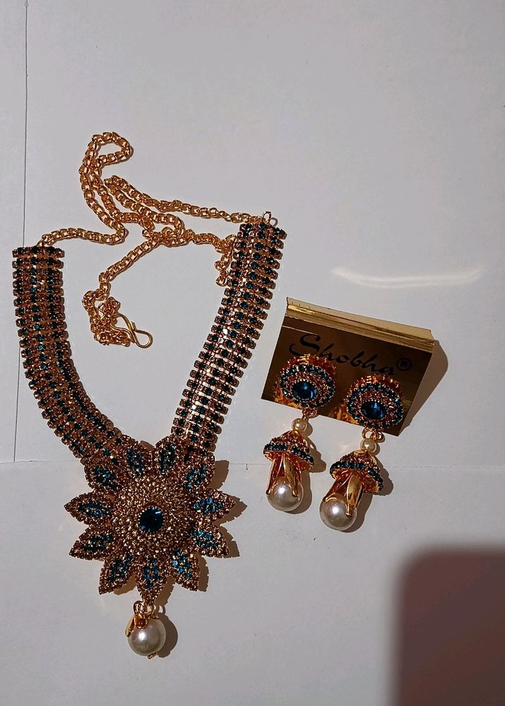 Indian Necklace With Earing