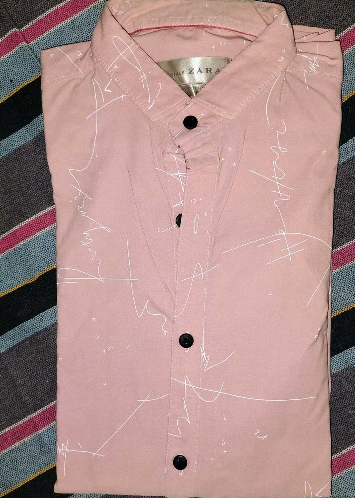 Pink Patterned Shirt