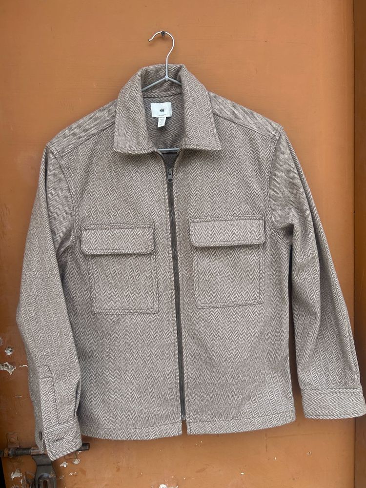 h&amp;m overshirt jacket coat