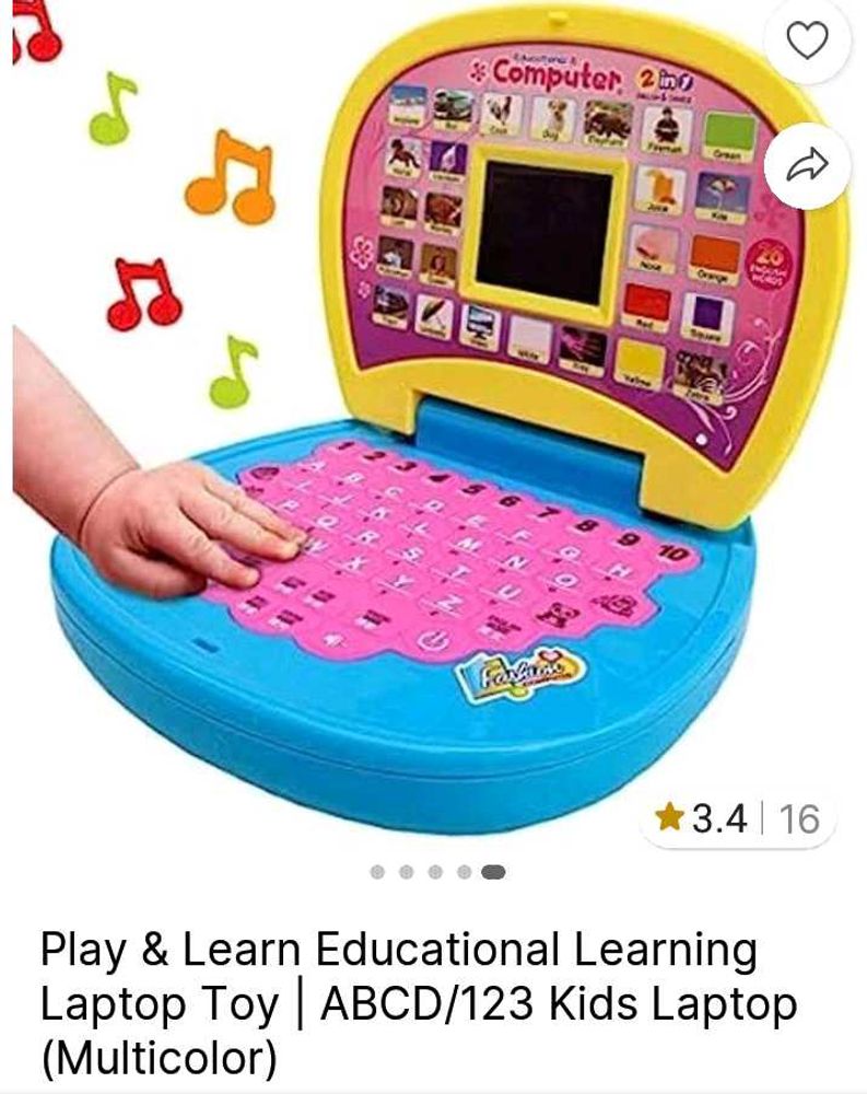 Kids' Educational Laptop Toy