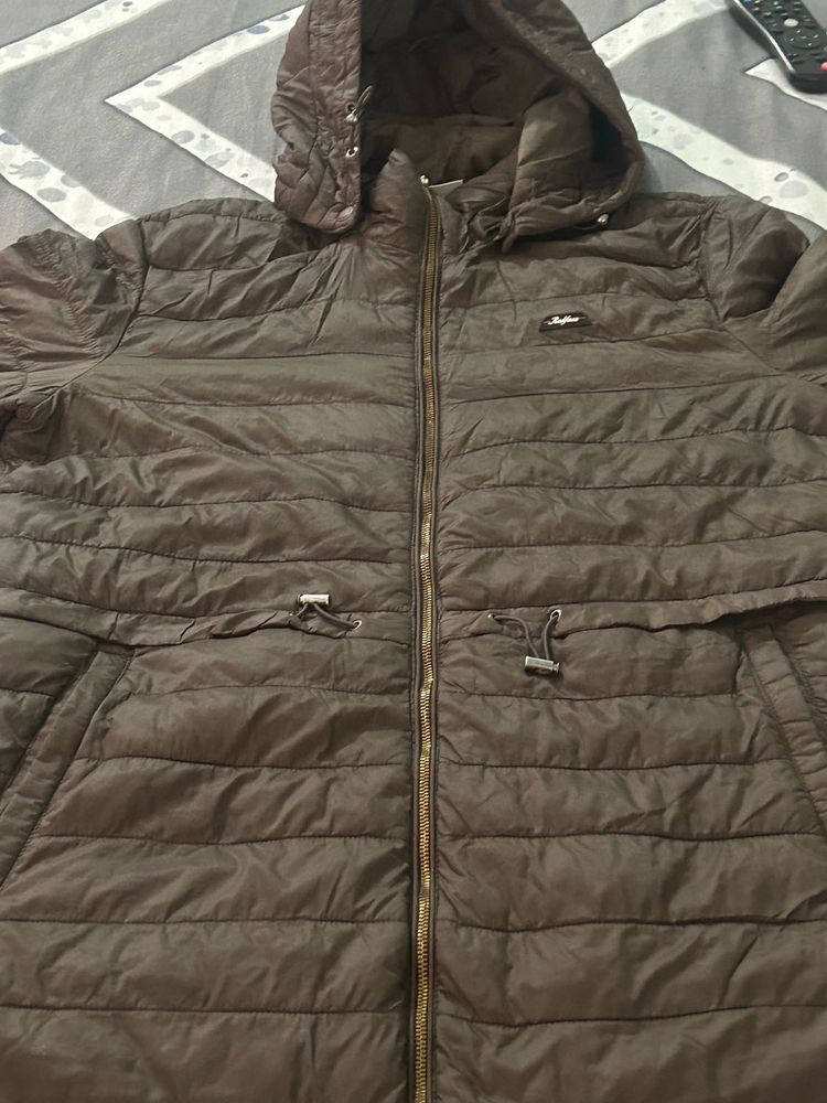 Stylish Padded Jacket with Hood