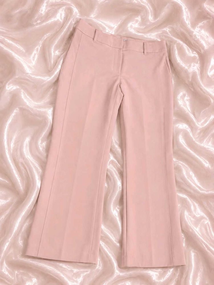 Chic Pink Bootcut Trousers