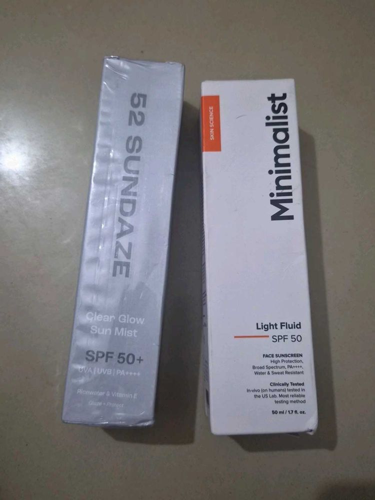 Minimalist &amp; 52 Sundaze Sunscreen Bundle
