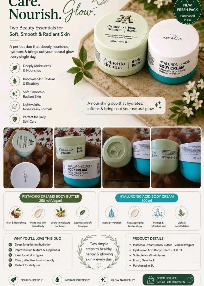 Vegan BodyButter &amp; Hyaluronic Cream set