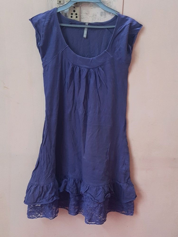 Lavender Frock Top