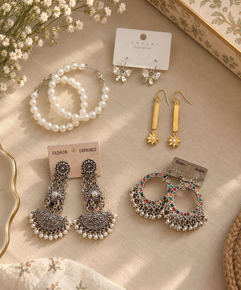 5 Assorted Earring Collection