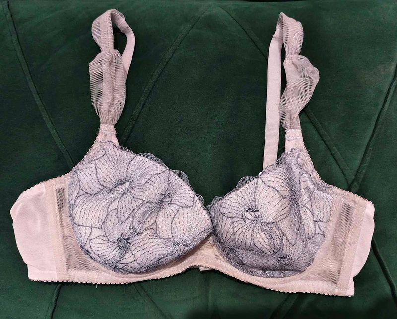 🥀Lace Floral Padded Bra
