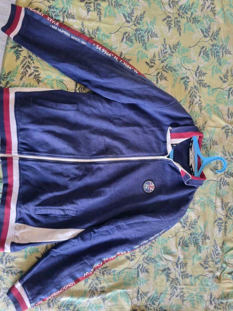Men's Blue Track Jacket
