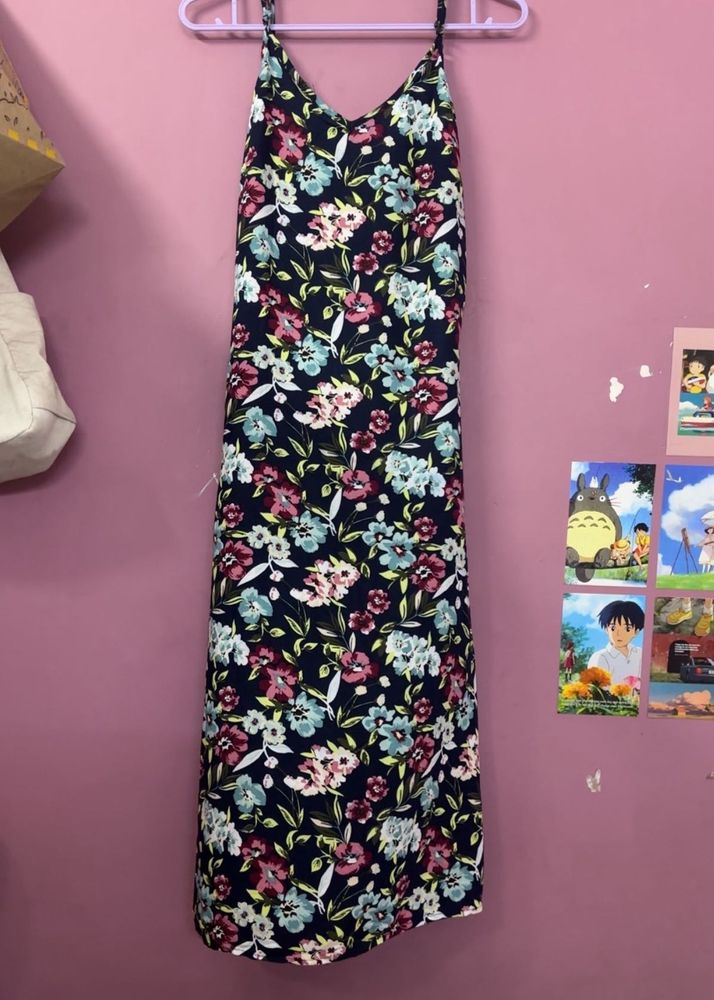 Sfera Floral Print Maxi Dress
