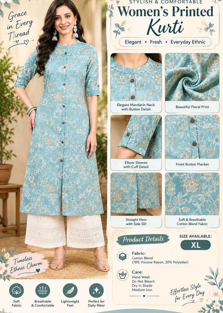 Stylish Women's Printed Kurta