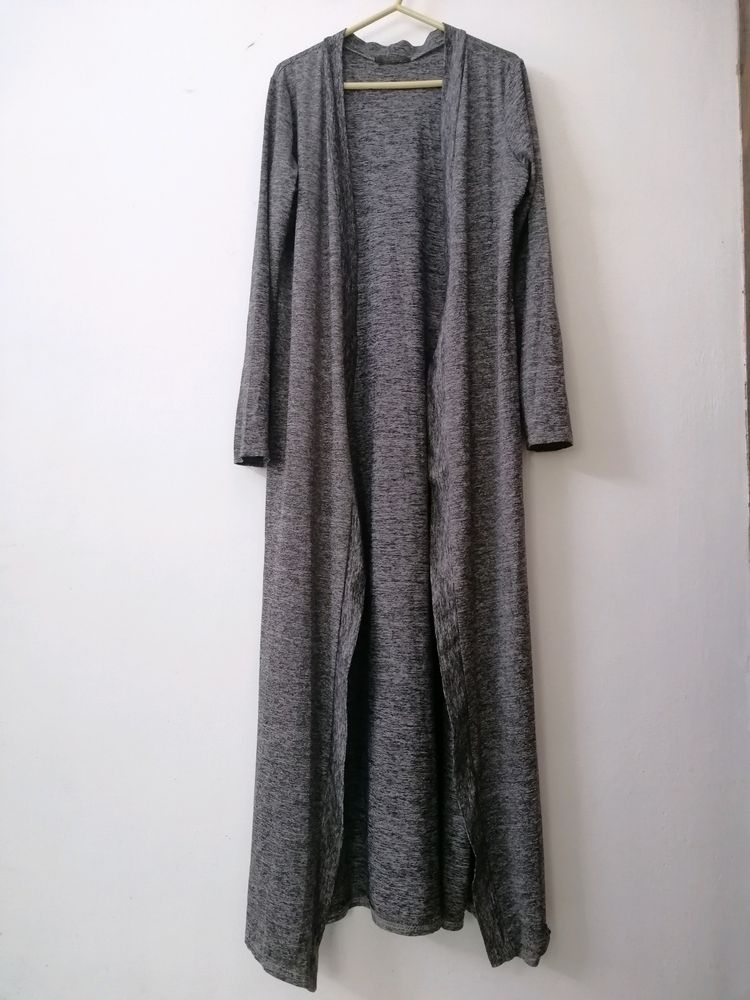 Grey Full Length Pullover