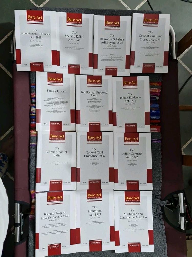 Collection of Bare Acts - Law Books