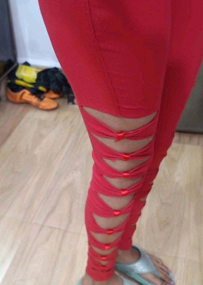 Red Designer Jeans