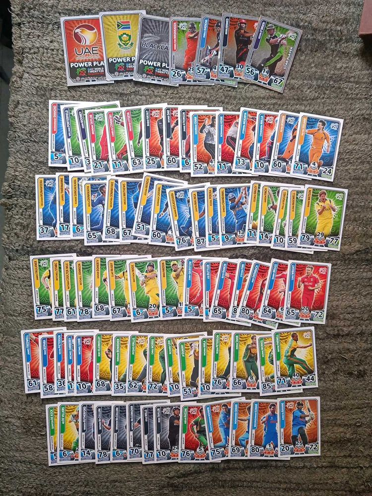 Cricket Attax World Cup 2014 Cards