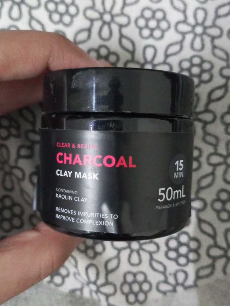 Charcoal Clay Mask for Clear Skin