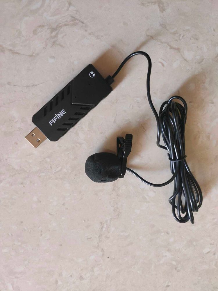 FIFINE USB Lavalier Microphone