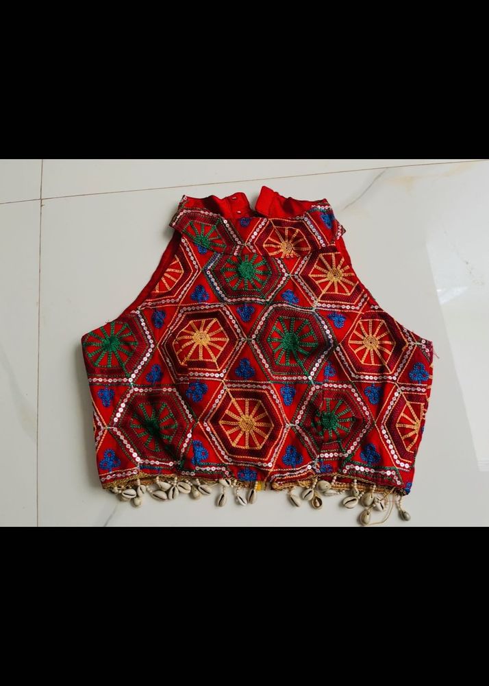 Navratri Special🌺 Red Ethnic Blouse