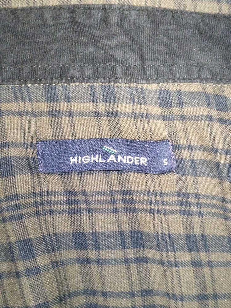 Men's Plaid Button-Down Shirt new hai