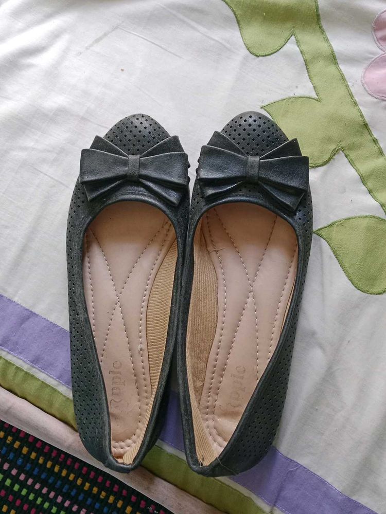 Cute Bow Detail Ballet Flats