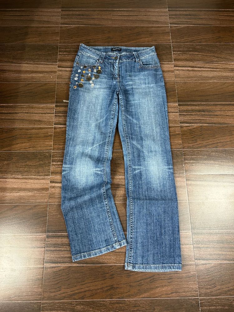 Embellished Blue Denim Jeans