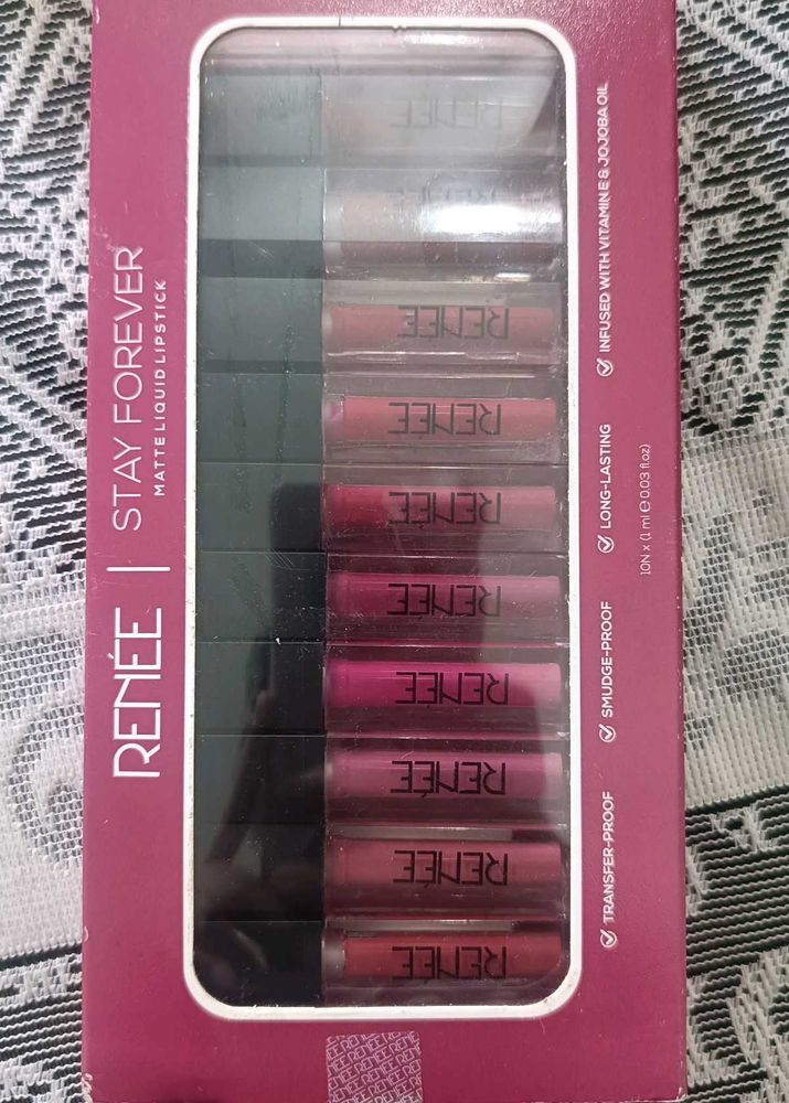 RENEE Stay Forever Matte Liquid Lipstick Set