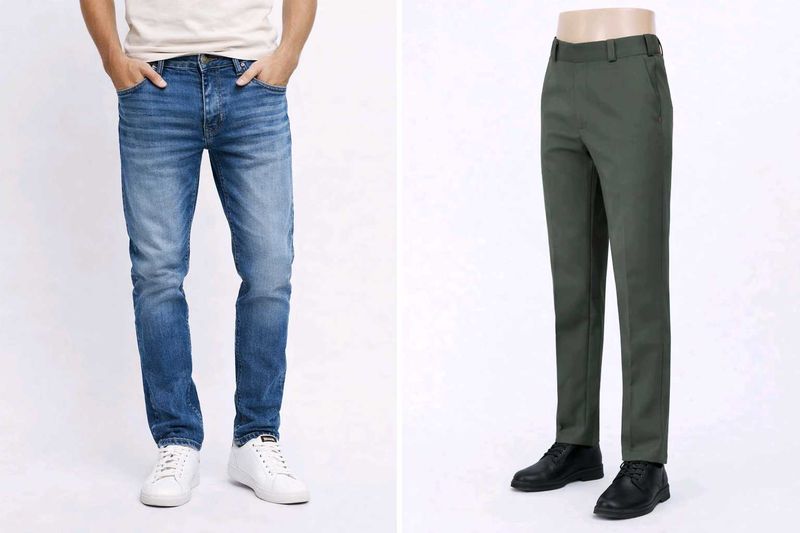 G-Star Blue Jeans &amp; Green Trousers