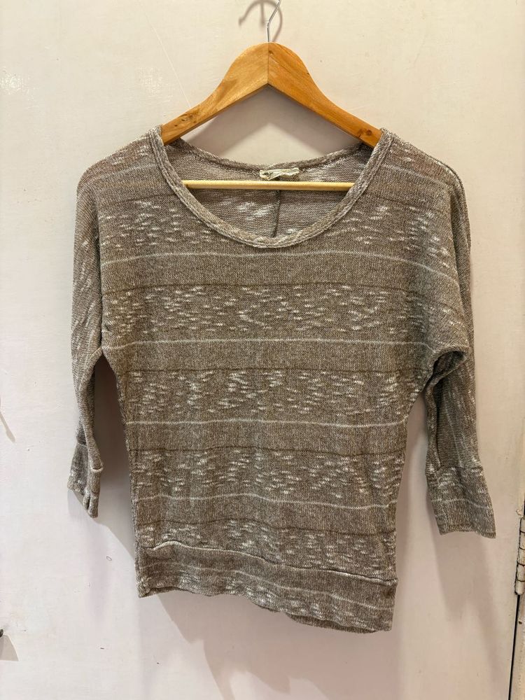 Elegant Striped Knit Top
