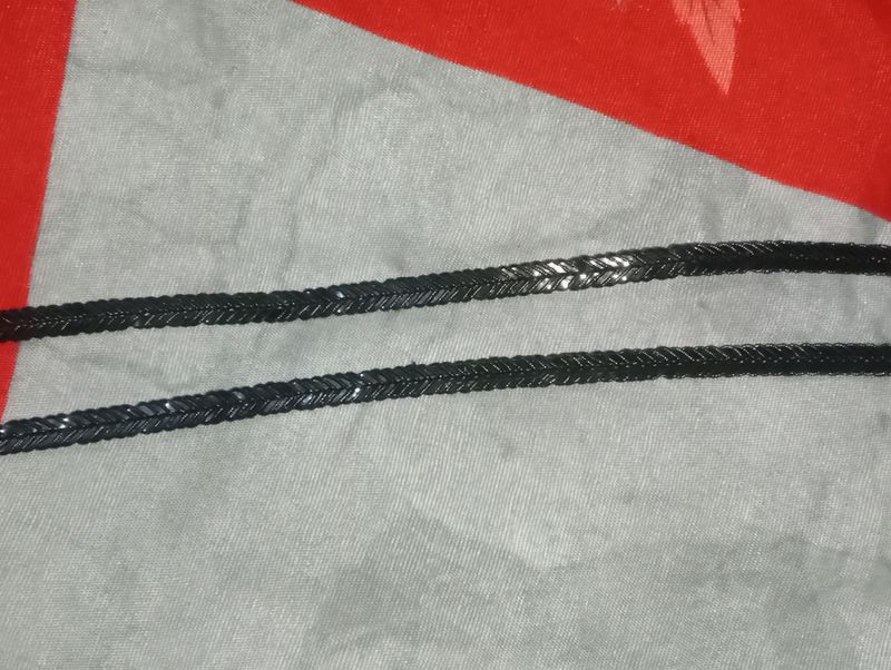 6 Meter Black Zari Work Lace