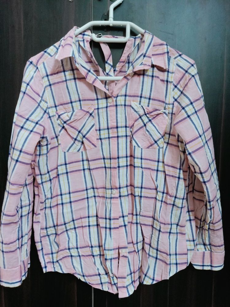 Baby Pink Woman's Shirt