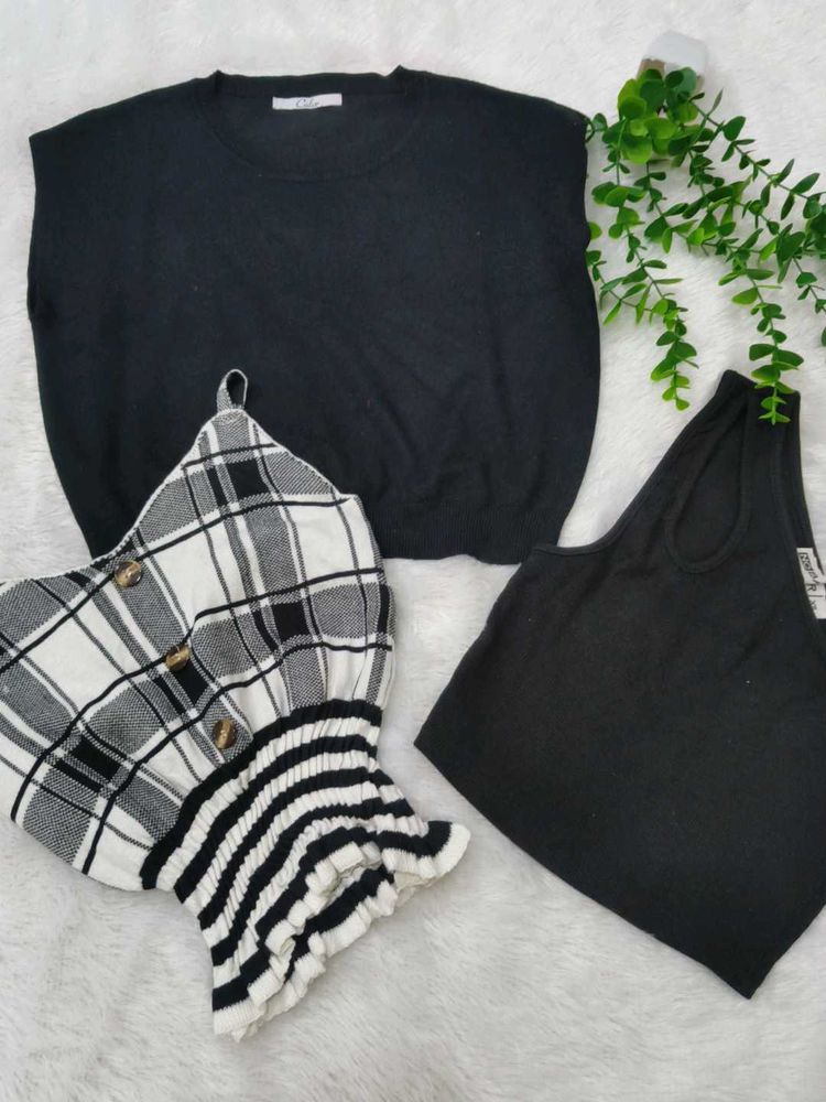 Chic Black Tops Bundle