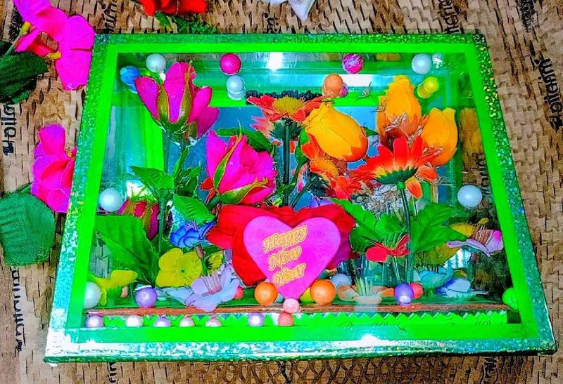 Happy New Year Floral Display Box