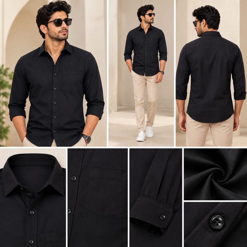 Youth First Men's Black Shirt
