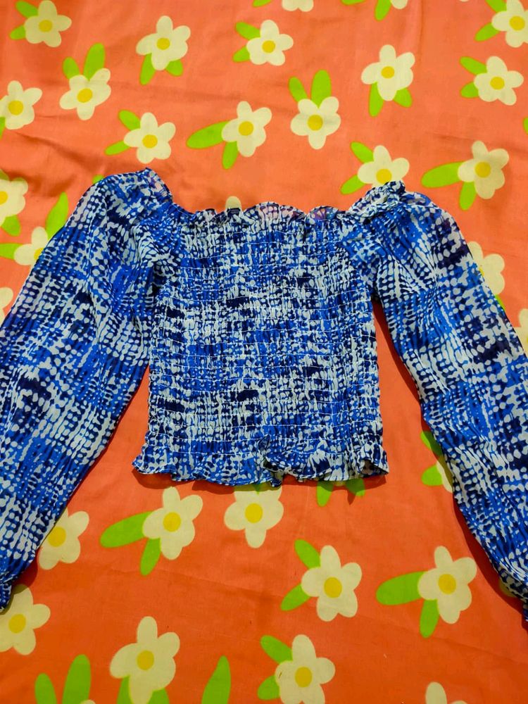 Floral Crop Tops