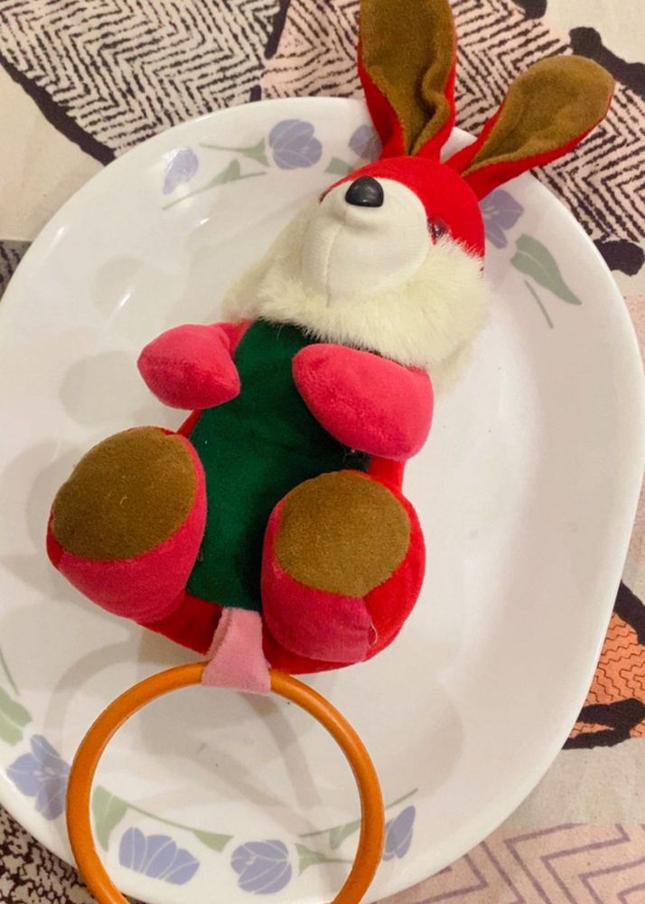 New Cute Bunny Rattle Toy